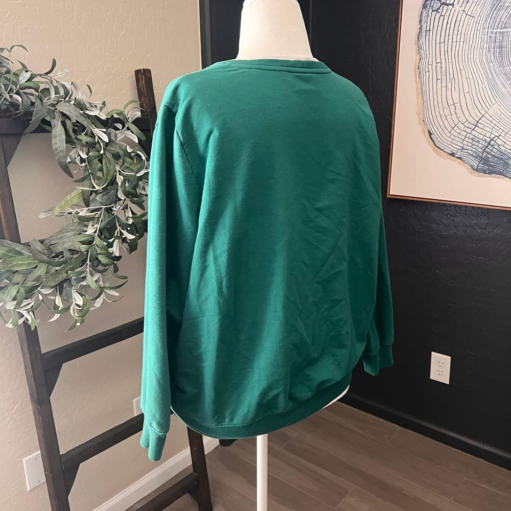 Alfred Dunner Women's Classics Apple Tree Top Green Embroidered Dress‎ 1X - Picture 4 of 9